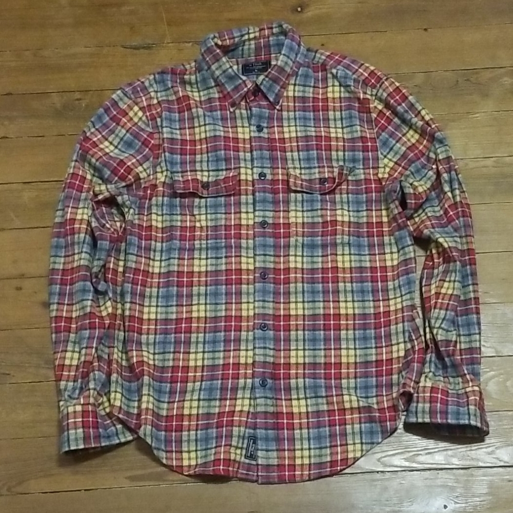 Abercrombie Multicolor Flannel Button Down